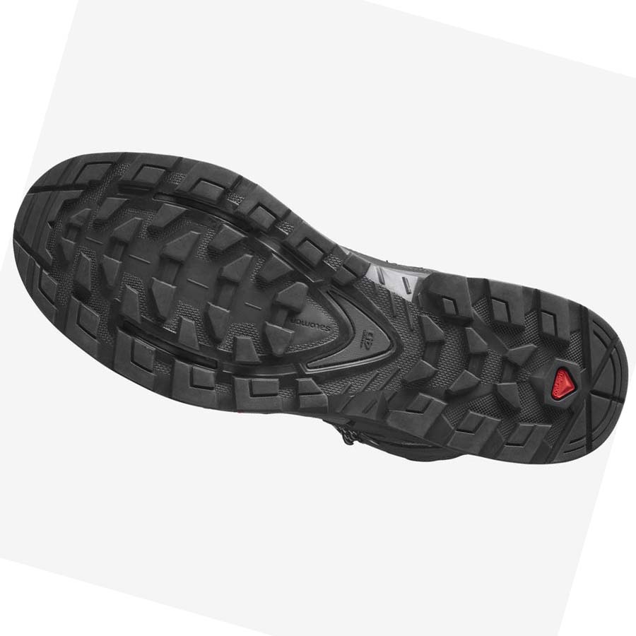 Tenis Senderismo Salomon QUEST 4 GORE-TEX Hombre Grises Negros | MX 3562BEX